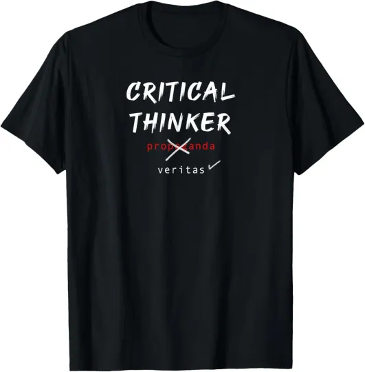 Discover CRITICAL THINKER Sarcastic T-Shirt