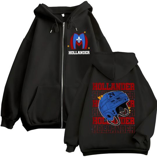 Discover Heated Rivalry Shane Hollander 24 Zipper Hoodies Men Women Clothing Zip Up Hooded Sweatshirts Harajuku Long Sleeves Pullover