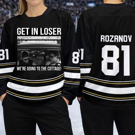 Discover Heated Rivalry Hockey Jersey, ROZANOV & HOLLANDER Hockey Jersey, Connor Storrie Shirt, Movie Inspired Shirt, Ilya Rozanov Shane Hollander