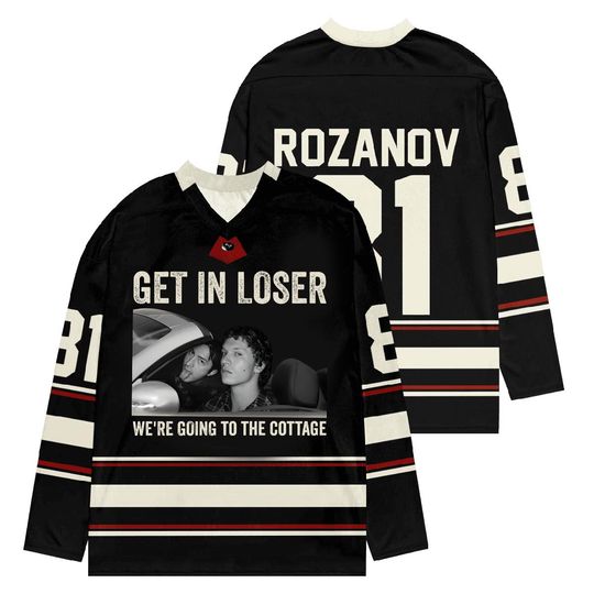 Discover Heated Rivalry Hockey Jersey, ROZANOV & HOLLANDER Hockey Jersey, Connor Storrie Shirt, Movie Inspired Shirt, Ilya Rozanov Shane Hollander