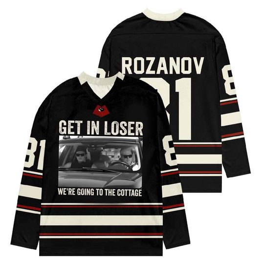 Discover Heated Rivalry Hockey Jersey, ROZANOV & HOLLANDER Hockey Jersey, Connor Storrie Shirt, Movie Inspired Shirt, Ilya Rozanov Shane Hollander
