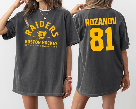 Discover Comfort Colors Ilya Rozanov 81-Boston Raiders Tee,Hudson Williams Connor Storrie Shirt, Heated Rivalry, Ilya Rozanov Shane Hollander Shirt
