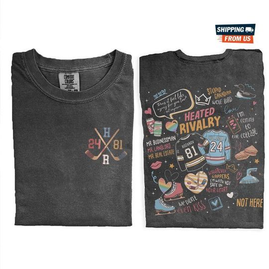 Discover Williams & Storrie Hockey T-Shirt, Rozanov Hollander Hockey T-Shirt, Heated Rivalry Wash T-Shirt, Queer Hockey T-Shirt