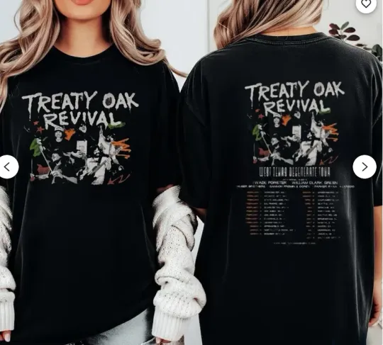 Discover Treaty Oak Revival Announces 25 City US Headline Tour 2026 Hoodie T-Shirt