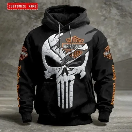 Discover Personalized Harley Motor Racing Davidsonn 3D Hoodie
