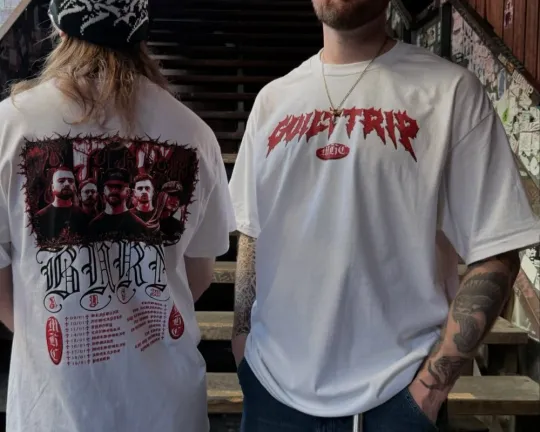 Discover Guilt Trip Band Australia Stay Relentless Tour 2026 T-Shirt