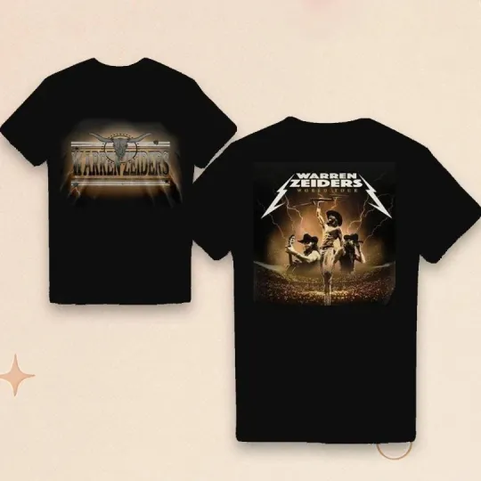 Discover Warren Zeiders 2026 World Tour Thunder Two Sided T-Shirt