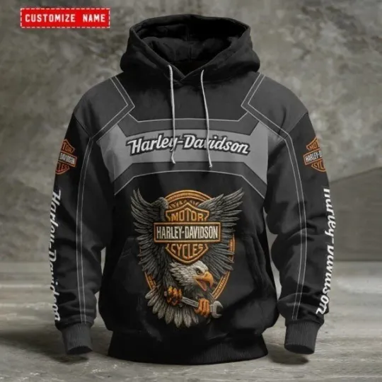 Discover Harley Motor Racing Davidsonn 3D Hoodie