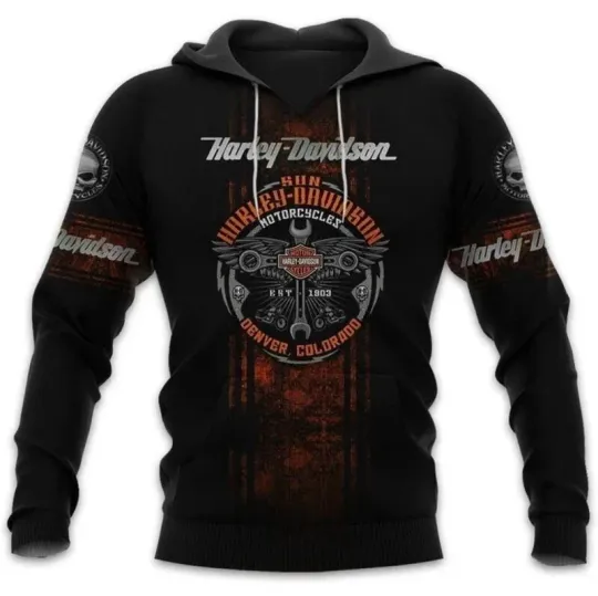 Discover Harley Motor Racing Davidsonn 3D Hoodie
