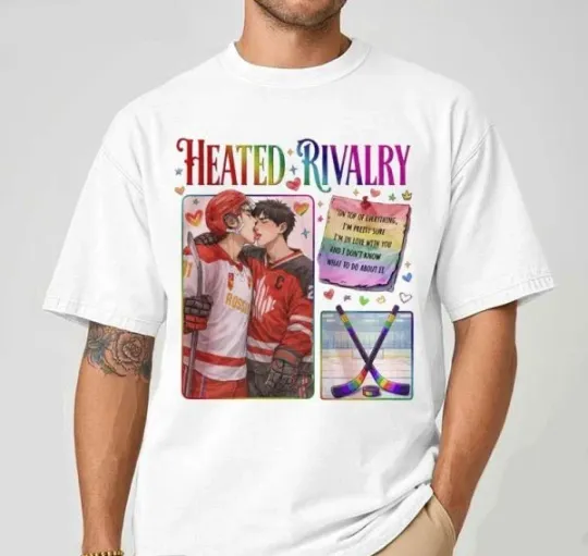 Discover Heated Rivalry Couple Hollander Rozanov Hockey Romance Movie T-Shirt