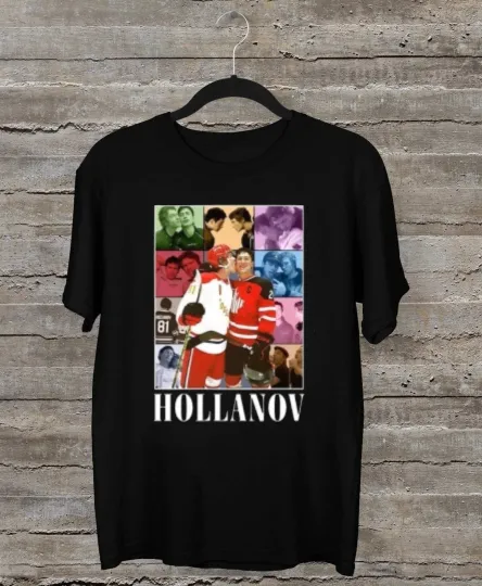 Discover Heated Rivalry Characters T-Shirt – Shane Hollander & Ilya Rozanov Tee