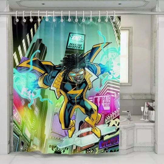 Discover Prime Earth Cartoon Network Shower Curtain Set For Bathroom Decor Gift For Famil