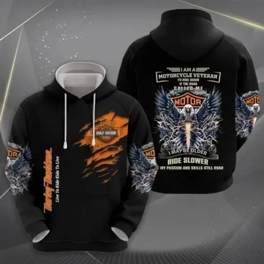 Discover Harley Motor Racing Davidsonn 3D Hoodie