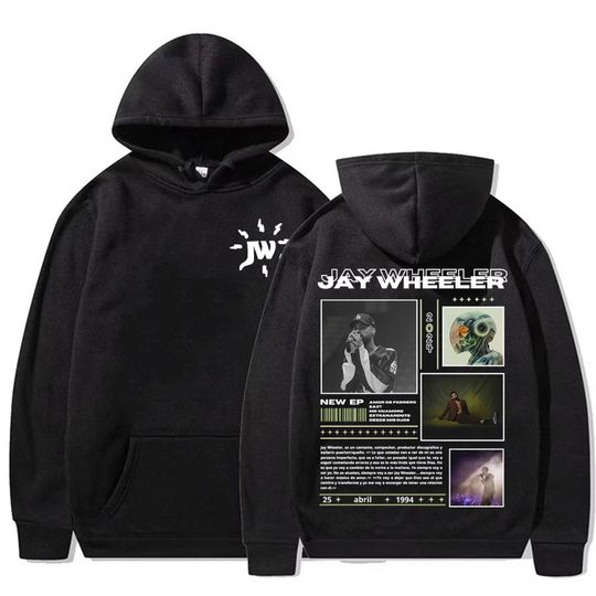 Discover Rapper Jay Wheeler Album Tour 2025 Graphic Sweatshirt Men Women Fashion Hip Hop Trend Hoodie Casual Fleece Long Sleeve Pullovers