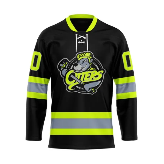 Discover Personalized Erie Otters Special Firefighter Lace Hockey Shirt