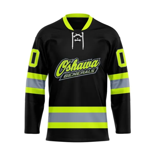 Discover Personalized Oshawa Generals Special Firefighter Lace Hockey Shirt