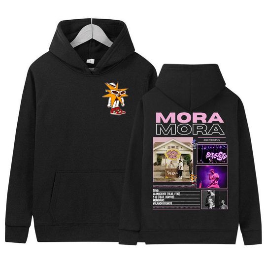 Discover Rapper MORA MICRODOSIS Tour new Album 2025 Graphic hoodie Men Women Retro Oversized Sweatshirt fashion pullover Hoody streetwear