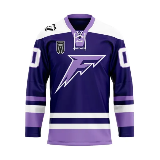 Discover Personalized Minnesota Frost Champions Home Lace Hockey Shirt