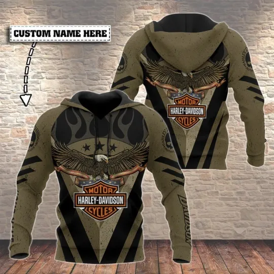 Discover Personalized Harley Motor Racing Davidsonn 3D Hoodie