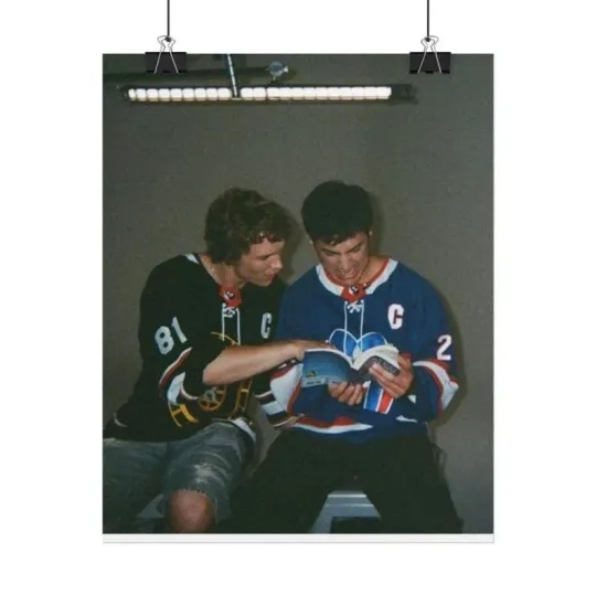 Discover Heated Rivalry Poster, Shane Hollander x Ilya Rozanov Unframed