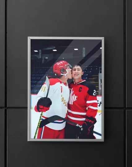 Discover Hollander & Rozanov Heated Rivalry Poster Team Hollanov Hockey Wall Art unframed
