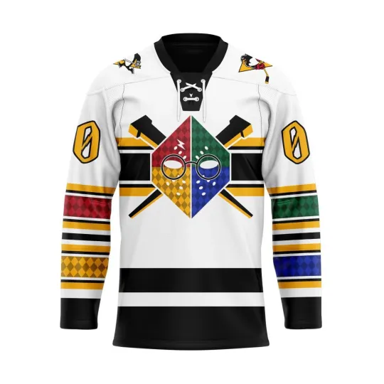 Discover Personalized Wheeling Nailers Special Wizard Night Design Lace Hockey Shirt