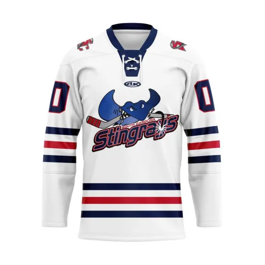 Discover South Carolina Stingrays Personalized Retro Lace Hockey Shirt