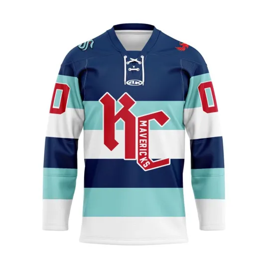 Kansas City Mavericks Personalized Affiliation Night Winter Lace Hockey Shirt