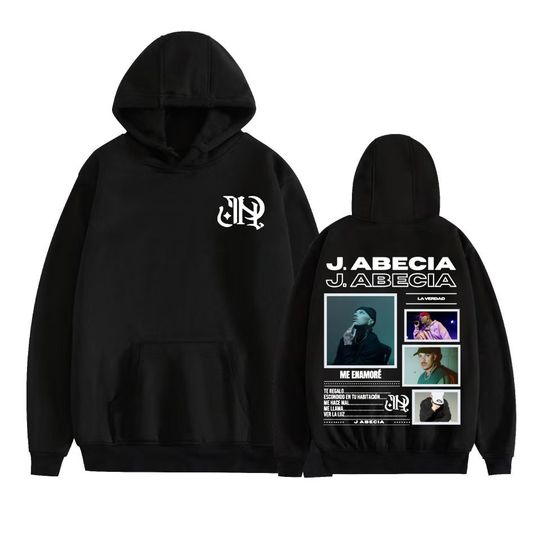Discover Rapper J Abecia La Verdad Album Tour Hoodies Men Women Harajuku Hip Hop Music Sweatshirt Casual Long Sleeve Pullovers Streetwear