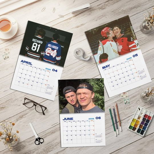 Discover Hudson Williams Connor Storrie 2026 Wall Calendar, Ilya Rozanov and Shane Hollander