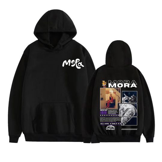 Discover Rapper Mora Mirrodosis Album 2025 Tour Hooded Sweatshirts Men's Clothing Harajuku Hip Hop 90s Vintage T-shirts Hoodie Streetwear