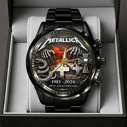 Discover Metalic 45th Anniversary 2026 Black Stainless Steel Watch