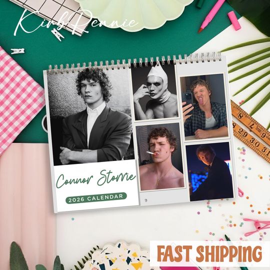 Discover Connor Storrie 2026 Wall Calendar, 2026 Wall Calendar, Ilya Rozanov and Shane Hollander Calendar Size 8.5" x 11"