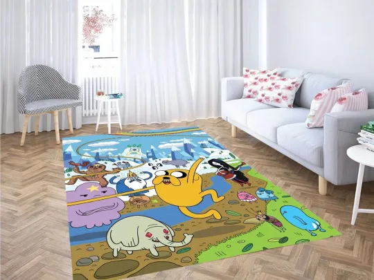 Discover Chaos Adventure Time Jack Carpet Rug