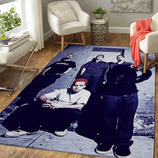 Linkin Park Music Art Area Rug Living Room Rug Home Decor Floor Decor