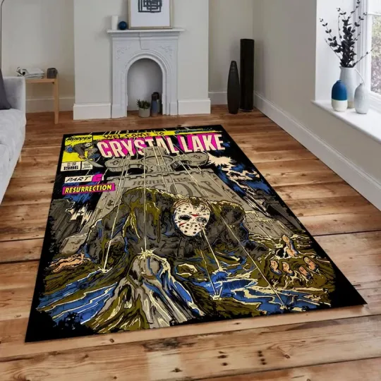 Discover Horror Movie Rug,Horror Rug,Horror Best Rug,Modern Rug,Home Decor Rug,Area Rug
