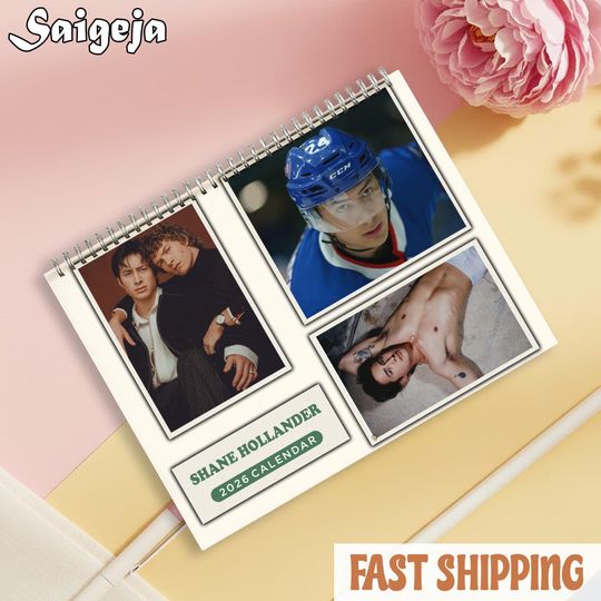 Discover Heated Rivalry 2026 Calendar, Shane Hollander, Ilya Rozanov, Hockey Romantic, LGBT Gift