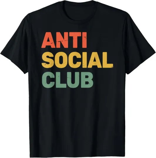 Discover Anti Soociial Clubb - Introvert - Antisocial - Sarcastic Gamer T-Shirt