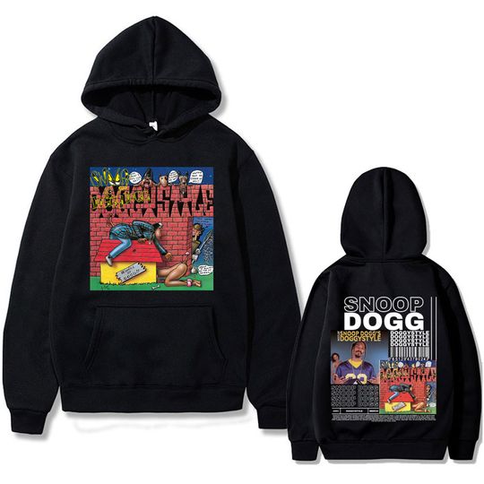 Discover Limited Rapper Snoop Dogg  Album Graphic Hoodie Men Women Fashion Harajuku Oversized Sweatshirt Men's Hip Hop Vintage Streetwear