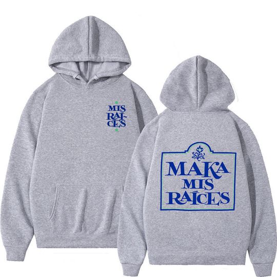 Discover Rap singer Maka Mis Ra í ces 2025Tour Merch hoodie men's and women's plus size fashionable hip-hop top casual super large hoodie