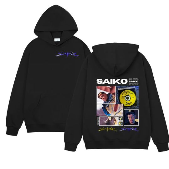 Discover Rapper SAIKO Tour 2025 new Graphic hoodie Men Women Vintage Oversized Sweatshirt pullovers Hip Hop gothic punk Hooded streetwear
