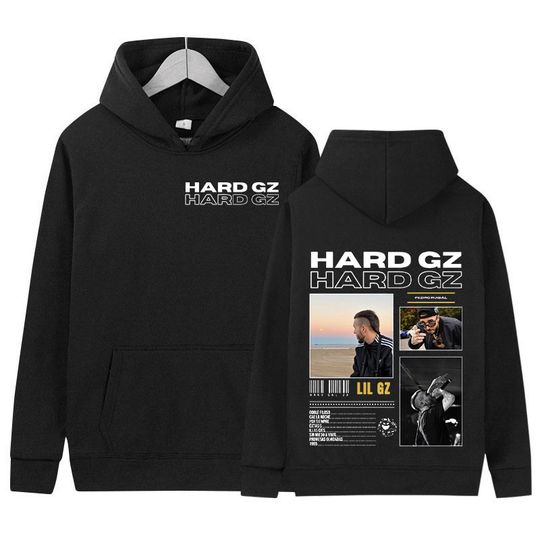 Discover Rapper HARD GZ Tour 2025 Graphic Hoodie Men Women Hip Hop Fashion Oversized Sweatshirt Vintage Street Pullover Hooded Streetwear