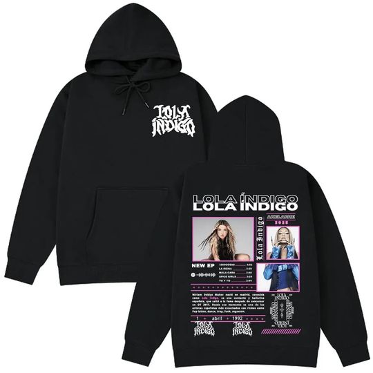 Discover Lola Singer Indigo 2026 Tour Graphic Hoodies Unisex Couples Oversized sweatshirt Sports Graphic high quality hot product Classic