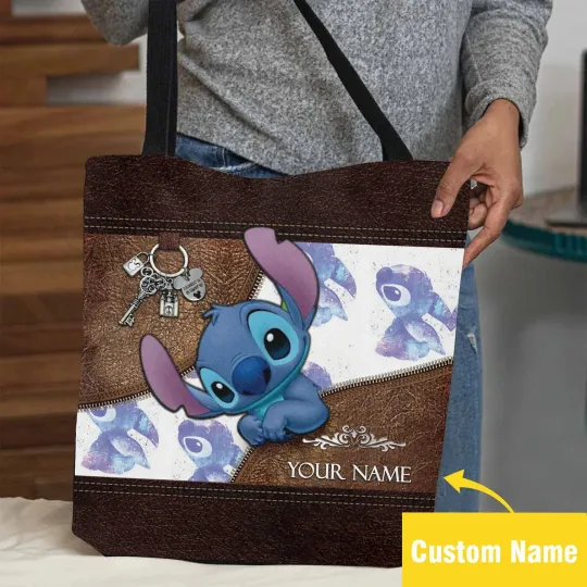 Discover Personalized Stitch Tote Bag, Stitch Lovers Gift Bag