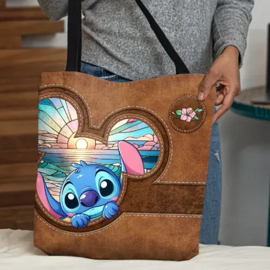 Discover Personalized Stitch Tote Bag, Stitch Lovers Gift Bag