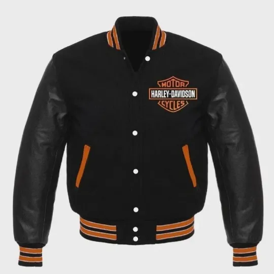 Discover Men’s Harrley Davisiion Varsity Jacket Baseball