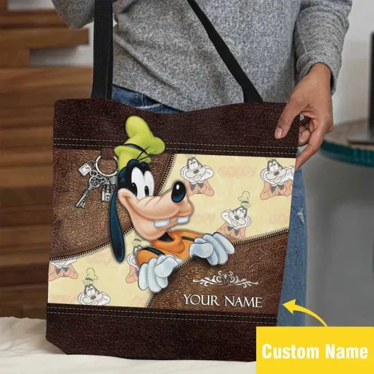 Discover Personalized Goofy Tote Bag, Goofy Lovers Gift Bag