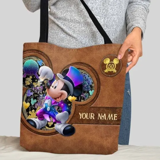 Discover Personalized Mickey Mouse Tote Bag, Mouse Lovers Gift Bag