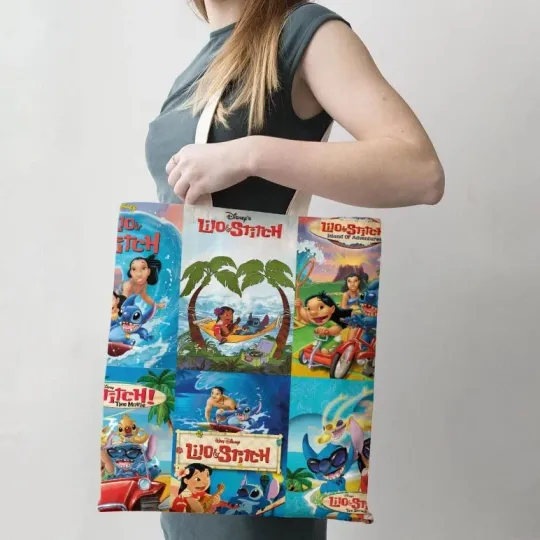 Discover Personalized Stitch  Tote Bag, Stitch Lovers Gift Bag