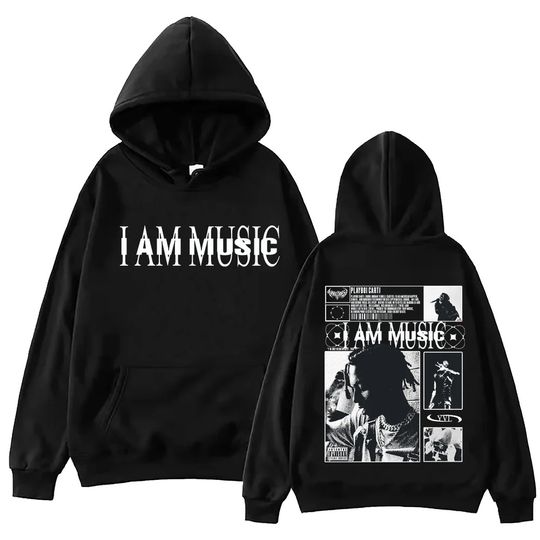 Discover I Am Music Playboi Carti 2026 Hoodie Harajuku Hip Hop Pullover Tops Hoodies High-end Luxury hot product Fleece Oversized Unisex